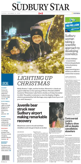 Cover of The Sudbury Star