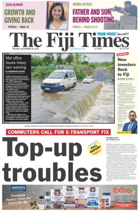 Cover of The Fiji Times