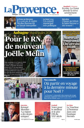 Cover of La Provence Aubagne-La Ciotat