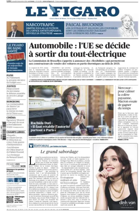Cover of Le Figaro