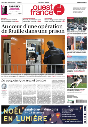 Cover of Ouest France (Pornic / Pays de Retz)