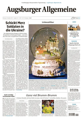Cover of Augsburger Allgemeine (Ausgabe Stadt)