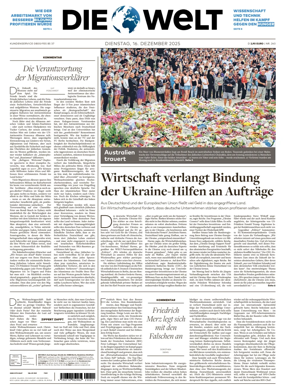 Cover of Die Welt