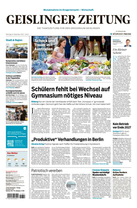 Cover of Geislinger Zeitung