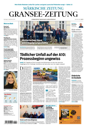 Cover of Gransee-Zeitung