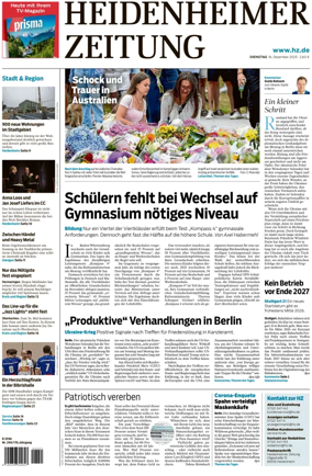 Cover of Heidenheimer Zeitung