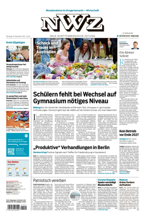 Cover of NWZ  (Göppinger Kreisnachrichten)