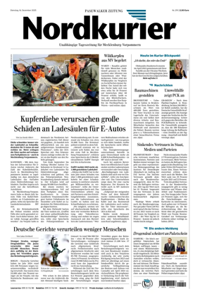 Cover of Pasewalker Zeitung