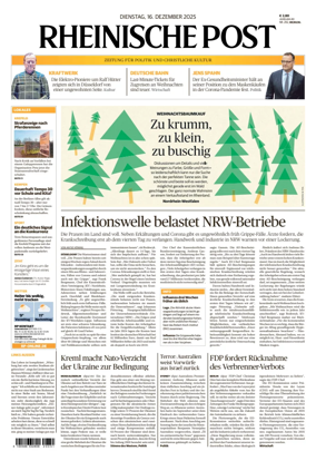 Cover of Rheinische Post Krefeld Kempen