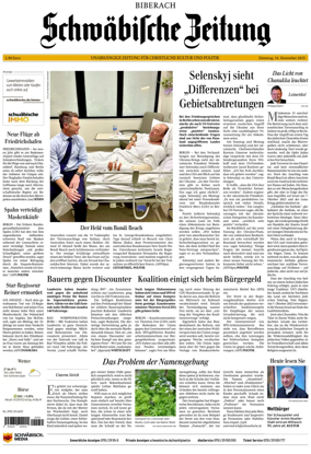 Cover of Schwabische Zeitung (Biberach)