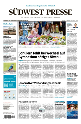 Cover of Südwest Presse (Ulm)