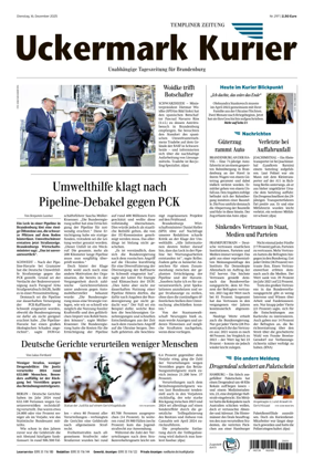Cover of Templiner Zeitung
