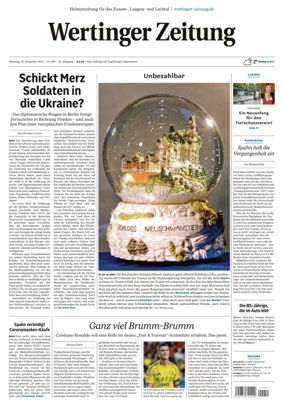 Cover of Wertinger Zeitung