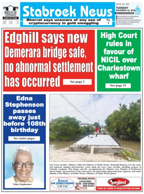 Cover of Stabroek News