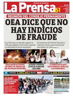 Cover of Diario La Prensa