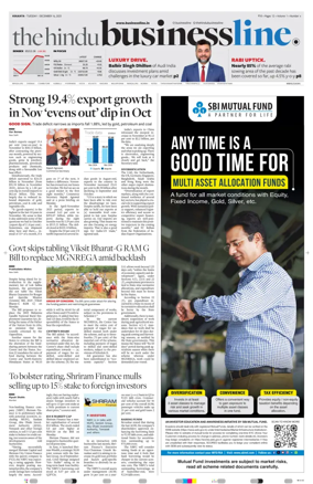 Cover of BusinessLine (Kolkata)