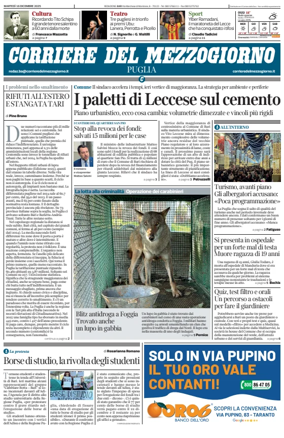 Cover of Corriere del Mezzogiorno (Puglia)