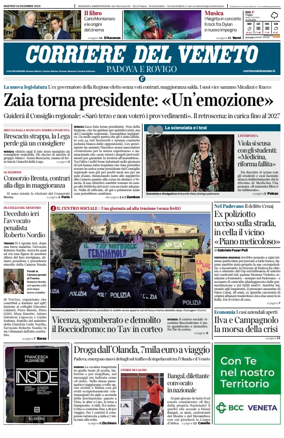 Cover of Corriere del Veneto (Padova e Rovigo)