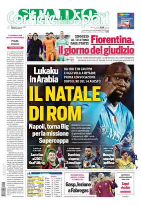 Cover of Corriere dello Sport Stadio (Nazionale)