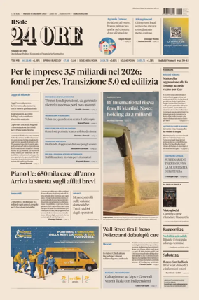 Cover of Il Sole 24 Ore