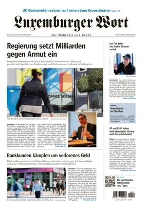 Cover of Luxemburger Wort