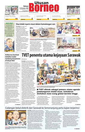 Cover of Utusan Borneo (Sarawak)