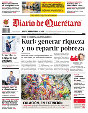Cover of Diario de Queretaro