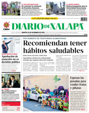 Cover of Diario de Xalapa