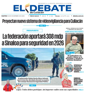 Cover of El Debate de Culiacan