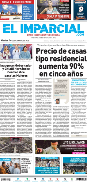 Cover of El Imparcial