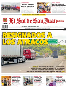 Cover of El Sol de San Juan del Río