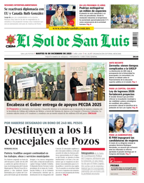 Cover of El Sol de San Luis Potosi