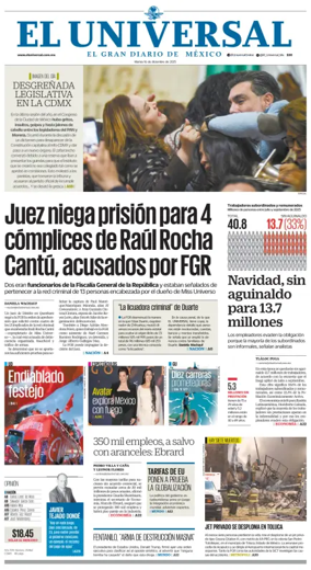 Cover of El Universal