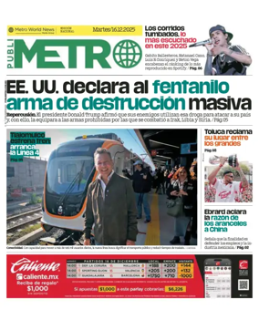 Cover of Publimetro Guadalajara