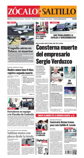 Cover of Zócalo Saltillo