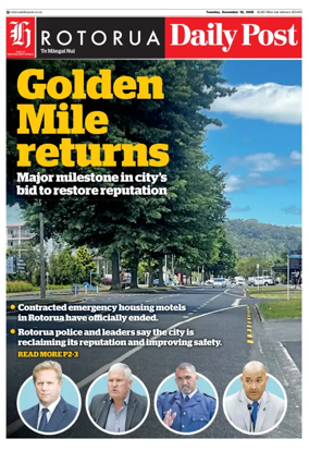 Cover of Rotorua Daily Post