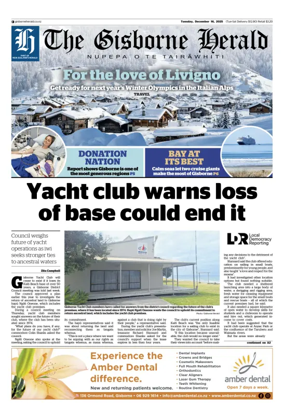 Cover of The Gisborne Herald