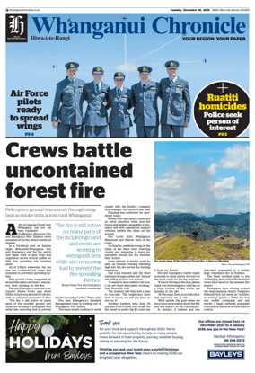 Cover of Wanganui Chronicle