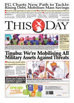 Cover of THISDAY