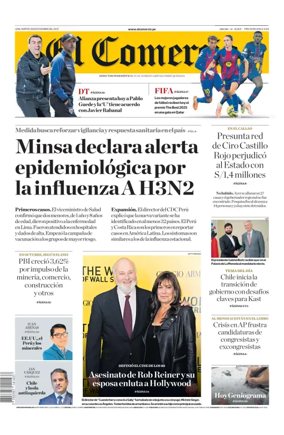 Cover of Diario El Comercio