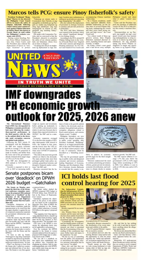 Cover of United News - English Edition