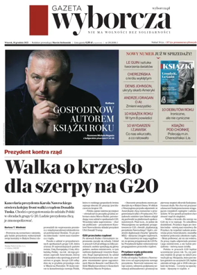Cover of Gazeta Wyborcza