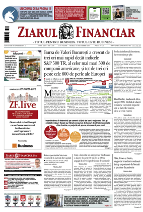Cover of Ziarul Financiar