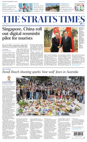 Cover of The Straits Times
