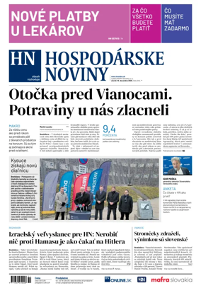 Cover of Hospodárske noviny