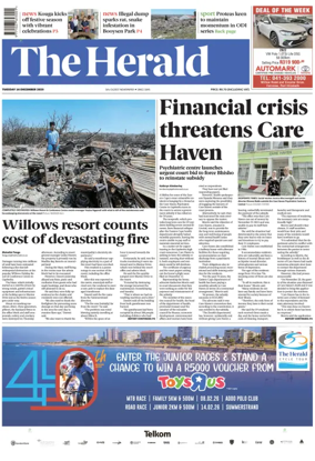 Cover of The Herald (South Africa)