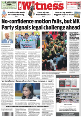 Cover of The Witness (South Africa)