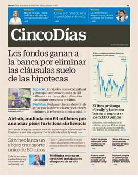 Cover of Cinco Días