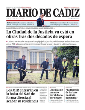 Cover of Diario de Cadiz