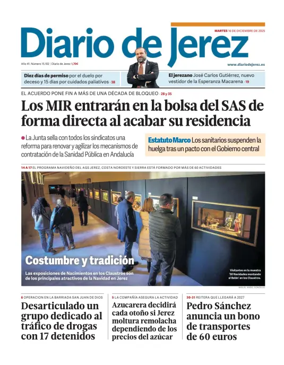 Cover of Diario de Jerez